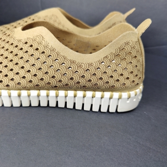 ILSE JACOBSEN Tulip Latte Brown Slip On Comfy Shoes Women's Flats Size 6.5-7 - Picture 5 of 10